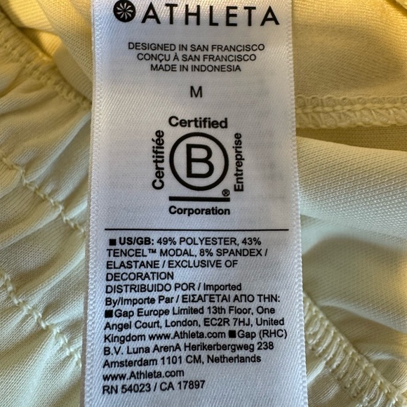 Athleta NWOT Seasoft Mid Rise Tencel Soft Cream Shorts Loungewear Comfy Cozy - Picture 6 of 10
